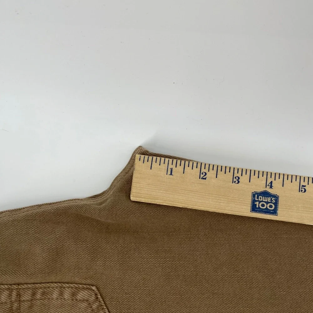American Eagle Slim Straight Easyflex Jeans Toasted Almond Brown 30x30 NEW